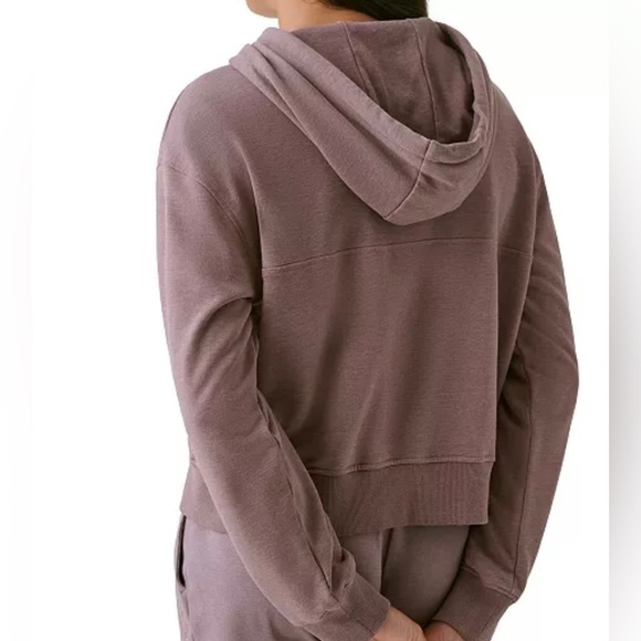 Women's Hibernate Half-Zip Hoodie Top Size Medium & X-Small Color Flint - Picture 3 of 6